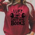 Lift So I Can Carry More Books Reading Lovers Fitness Humor Raglan Sleeve Sweatshirt Heather Dust Lift So I Can Carry More Books Reading Lovers Fitness Humor Raglan Sleeve Sweatshirt Heather Dust