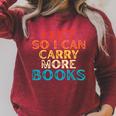 I Lift So I Can Carry More Books Reading Lovers Workout Raglan Sleeve Sweatshirt Heather Dust