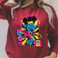 Lilo And Stitch 626 Outerspace Alien Comic Book Page Raglan Sleeve Sweatshirt Heather Dust