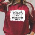 Live Your LIfe So That If It Were A Book Florida Would Ban Raglan Sleeve Sweatshirt Heather Dust