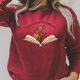 I Have Lived a Thousand Lives Reading Book Lover Raglan Sleeve Sweatshirt Heather Dust