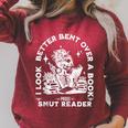 I Look Better Bent Over A Book Smut Reader Raglan Sleeve Sweatshirt Heather Dust I Look Better Bent Over A Book Smut Reader Raglan Sleeve Sweatshirt Heather Dust