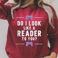 Look Like A Reader Video Gamer Non Reader Anti Book Raglan Sleeve Sweatshirt Heather Dust Look Like A Reader Video Gamer Non Reader Anti Book Raglan Sleeve Sweatshirt Heather Dust
