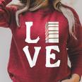 Love Books Stack Literature Reading Themed Pictograph Raglan Sleeve Sweatshirt Heather Dust Love Books Stack Literature Reading Themed Pictograph Raglan Sleeve Sweatshirt Heather Dust