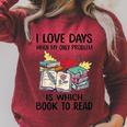 I Love Days When My Only Problem Is Which Book To Read Raglan Sleeve Sweatshirt Heather Dust I Love Days When My Only Problem Is Which Book To Read Raglan Sleeve Sweatshirt Heather Dust