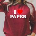 I Love Paper Page Book Drawing Handmade Art Craft News Raglan Sleeve Sweatshirt Heather Dust