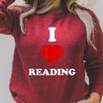 I Love Reading Books Reading Raglan Sleeve Sweatshirt Heather Dust I Love Reading Books Reading Raglan Sleeve Sweatshirt Heather Dust