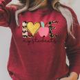 Love My Students Book Pencil Apple Back To School Raglan Sleeve Sweatshirt Heather Dust Love My Students Book Pencil Apple Back To School Raglan Sleeve Sweatshirt Heather Dust