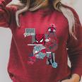 Marvel Comics Spider-Man Classic Comic Book Collage Raglan Sleeve Sweatshirt Heather Dust