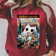 Marvel Comixology Thor Theater Comic Book Cover Raglan Sleeve Sweatshirt Heather Dust Marvel Comixology Thor Theater Comic Book Cover Raglan Sleeve Sweatshirt Heather Dust
