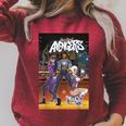 Marvel Comixology West Coast Avengers 8 Comic Book Cover Raglan Sleeve Sweatshirt Heather Dust