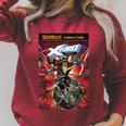 Marvel Comixology X-Force Young Cable Comic Book Cover Raglan Sleeve Sweatshirt Heather Dust Marvel Comixology X-Force Young Cable Comic Book Cover Raglan Sleeve Sweatshirt Heather Dust