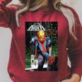Marvel Ghost Rider Destroys Marvel History Comic Book Cover Raglan Sleeve Sweatshirt Heather Dust Marvel Ghost Rider Destroys Marvel History Comic Book Cover Raglan Sleeve Sweatshirt Heather Dust