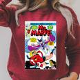 Marvel X-Men Ms Marvel Vs Death-Bird Comic Book Cover Raglan Sleeve Sweatshirt Heather Dust Marvel X-Men Ms Marvel Vs Death-Bird Comic Book Cover Raglan Sleeve Sweatshirt Heather Dust