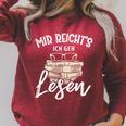 Mir Reicht's Ich Geh Lesen Books Reading Fan Bookworm Raglan Sleeve Sweatshirt Heather Dust Mir Reicht's Ich Geh Lesen Books Reading Fan Bookworm Raglan Sleeve Sweatshirt Heather Dust