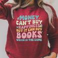 Money Can't Buy Happiness But It Can Buy Books Quote Raglan Sleeve Sweatshirt Heather Dust Money Can't Buy Happiness But It Can Buy Books Quote Raglan Sleeve Sweatshirt Heather Dust