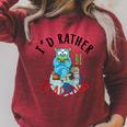 Monster Love Reading Animal Book Lover I'd Rather Be Reading Raglan Baseball Tee Raglan Sleeve Sweatshirt Heather Dust Monster Love Reading Animal Book Lover I'd Rather Be Reading Raglan Baseball Tee Raglan Sleeve Sweatshirt Heather Dust