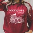 Morally Grey Book Club Premium Tri-Blend Raglan Sleeve Sweatshirt Heather Dust