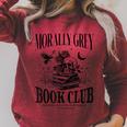 Morally Grey Book Club Skeleton Books Lover Bookworm Raglan Sleeve Sweatshirt Heather Dust Morally Grey Book Club Skeleton Books Lover Bookworm Raglan Sleeve Sweatshirt Heather Dust