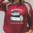 Morally Grey Is My Favorite Color Bookish Book Lover Raglan Sleeve Sweatshirt Heather Dust