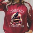Morally Grey Is My Favorite Color Spicy Book Lovers Women Raglan Sleeve Sweatshirt Heather Dust Morally Grey Is My Favorite Color Spicy Book Lovers Women Raglan Sleeve Sweatshirt Heather Dust