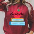 Mouseketeacher A Magical Apple And Books Theme For Teachers Raglan Sleeve Sweatshirt Heather Dust Mouseketeacher A Magical Apple And Books Theme For Teachers Raglan Sleeve Sweatshirt Heather Dust