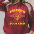 Naruto Shippuden Kakashi's Romance Book Club Anime Raglan Sleeve Sweatshirt Heather Dust Naruto Shippuden Kakashi's Romance Book Club Anime Raglan Sleeve Sweatshirt Heather Dust