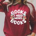 I Need More Books Book Reader Themed Raglan Sleeve Sweatshirt Heather Dust I Need More Books Book Reader Themed Raglan Sleeve Sweatshirt Heather Dust