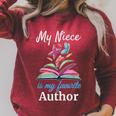 My Niece Is My Favorite Author For Book Lovers Raglan Sleeve Sweatshirt Heather Dust My Niece Is My Favorite Author For Book Lovers Raglan Sleeve Sweatshirt Heather Dust