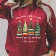 How Many Nights A Week Should You Be Reading 6–7 Xmas Books Raglan Sleeve Sweatshirt Heather Dust How Many Nights A Week Should You Be Reading 6–7 Xmas Books Raglan Sleeve Sweatshirt Heather Dust