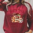 North Pole Book Club Raglan Sleeve Sweatshirt Heather Dust