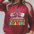 Nothing Beats Reading Cute Rock Paper Scissors Book Lover Raglan Sleeve Sweatshirt Heather Dust Nothing Beats Reading Cute Rock Paper Scissors Book Lover Raglan Sleeve Sweatshirt Heather Dust