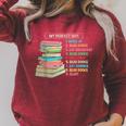 Novel Lover For a Bookworm Raglan Sleeve Sweatshirt Heather Dust
