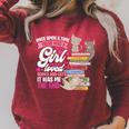 Once Upon A Time There Was A Girl Who Loved Books And Cats Raglan Sleeve Sweatshirt Heather Dust Once Upon A Time There Was A Girl Who Loved Books And Cats Raglan Sleeve Sweatshirt Heather Dust