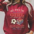 Once Upon A Time There Was A Girl Loved Soccer And Books Raglan Sleeve Sweatshirt Heather Dust Once Upon A Time There Was A Girl Loved Soccer And Books Raglan Sleeve Sweatshirt Heather Dust