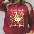 Ooops I Bought Another Book Goose Reader Raglan Sleeve Sweatshirt Heather Dust