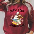 Oops I Got Another Book Goose Goose Reader Women Girls Raglan Sleeve Sweatshirt Heather Dust Oops I Got Another Book Goose Goose Reader Women Girls Raglan Sleeve Sweatshirt Heather Dust