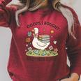 Oops I Got Another Book Goose Reading Humor Raglan Sleeve Sweatshirt Heather Dust