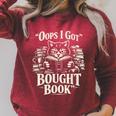 Oops I Got Bought Book Reading Cat Bibliophile Reader Raglan Sleeve Sweatshirt Heather Dust Oops I Got Bought Book Reading Cat Bibliophile Reader Raglan Sleeve Sweatshirt Heather Dust