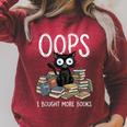 Oops I Bought More Books Raglan Sleeve Sweatshirt Heather Dust
