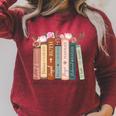 The Original Women Of The Bible Books Full Color Raglan Sleeve Sweatshirt Heather Dust