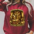 Owl Librarian Archivist Catalog Things Books Secrets Raglan Sleeve Sweatshirt Heather Dust