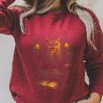 Owl Library Books Wisdom Reading Vintage Scholar Raglan Sleeve Sweatshirt Heather Dust