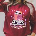 Pastel Goth Kawaii Occult Cute Cat Reading Pentacle Book For Men Women Raglan Sleeve Sweatshirt Heather Dust Pastel Goth Kawaii Occult Cute Cat Reading Pentacle Book For Men Women Raglan Sleeve Sweatshirt Heather Dust