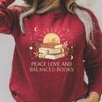 Peace Love And Balanced Books Tax Auditor Accountant Premium Tri-Blend Raglan Sleeve Sweatshirt Heather Dust Peace Love And Balanced Books Tax Auditor Accountant Premium Tri-Blend Raglan Sleeve Sweatshirt Heather Dust