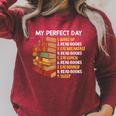My Perfect Day Wake Up Read Books Funny Book Lover Tee Raglan Sleeve Sweatshirt Heather Dust My Perfect Day Wake Up Read Books Funny Book Lover Tee Raglan Sleeve Sweatshirt Heather Dust
