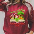 Plant A Seed Read Summer Reading 2026 Kids Library Book Farm Raglan Sleeve Sweatshirt Heather Dust