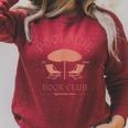 Poolside Book Club Summer Reading Book Lover Swimming Shirt Men Women Raglan Sleeve Sweatshirt Heather Dust