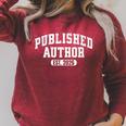 Proud Published Author 2026 Mom Dad Vintage Poet Book Writer Raglan Sleeve Sweatshirt Heather Dust Proud Published Author 2026 Mom Dad Vintage Poet Book Writer Raglan Sleeve Sweatshirt Heather Dust