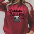 Published Author Writer 2026 New Book Novel Writing Premium Tri-Blend Raglan Sleeve Sweatshirt Heather Dust